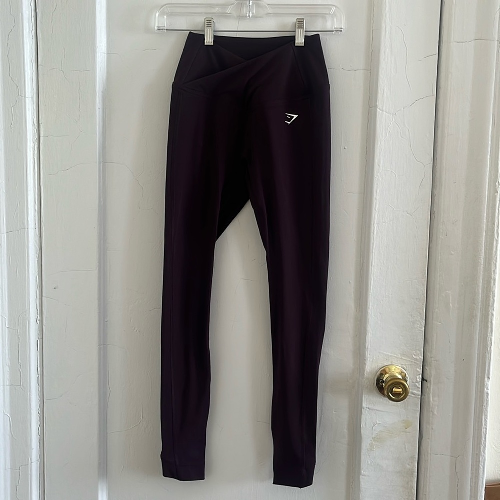 Gymshark workout pants with overlay details